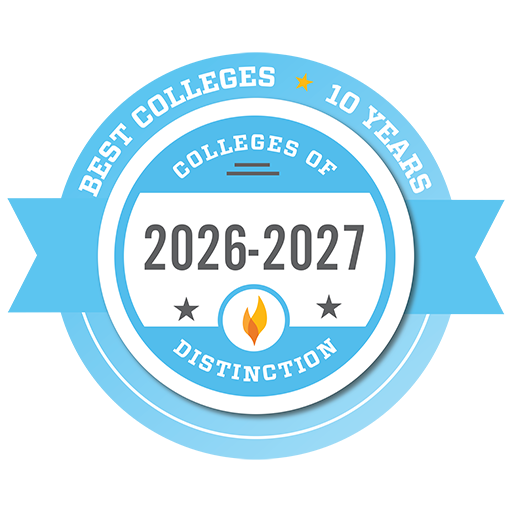 adpi_badge_college-of-distinction-best-college-10-years-26-27_260629 Best Colleges, 10 Years, Colleges of Distinction 2026-2027
